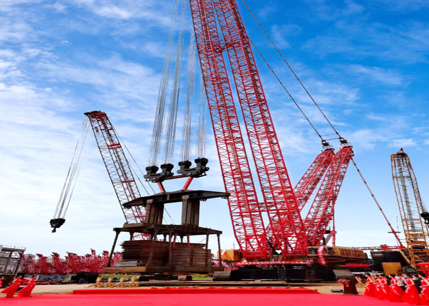 Lifting Beast in Industry: SANY 4000t Crawler Crane